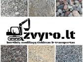Žvyras ir skalda su pristatymu Klaipėdoje!