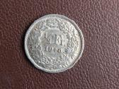 Šveicarija 1/2 franc 1948