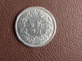 Šveicarija 1/2 franc 1971