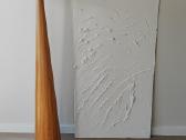 Balto molio paveikslų duetas 123x69 cm; 123x33 cm - nuotraukos Nr. 5