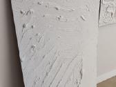 Balto molio paveikslų duetas 123x69 cm; 123x33 cm - nuotraukos Nr. 8