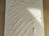 Balto molio paveikslų duetas 123x69 cm; 123x33 cm - nuotraukos Nr. 18