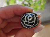 Išskirtinis žiedas su Swarovski kristalais - nuotraukos Nr. 3