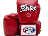 Fairtex Muay Thai Boxing raudonos pirštinės 14oz