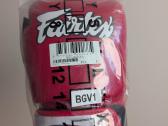 Fairtex Muay Thai Boxing raudonos pirštinės 14oz - nuotraukos Nr. 3