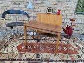 Vintažinis midcentury riešutmedžio kavos staliukas - nuotraukos Nr. 11