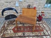 Vintažinis midcentury riešutmedžio kavos staliukas - nuotraukos Nr. 12