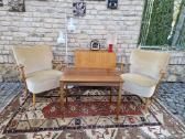 Vintažinis midcentury riešutmedžio kavos staliukas - nuotraukos Nr. 22