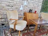 Vintažinis midcentury riešutmedžio kavos staliukas - nuotraukos Nr. 24