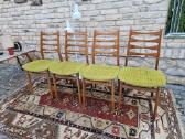 Vintaźinės mid century bukmedžio kėdės - nuotraukos Nr. 5