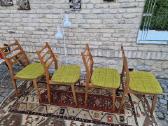 Vintaźinės mid century bukmedžio kėdės - nuotraukos Nr. 24