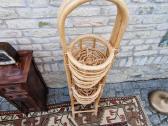 Vintažinė mid century ratango gėlių etažerė - nuotraukos Nr. 29