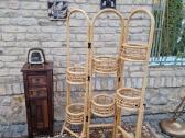 Vintažinė mid century ratango gėlių etažerė - nuotraukos Nr. 32