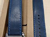 Christopher Ward 20mm Vacona leather strap - Blue - nuotraukos Nr. 2