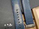 Christopher Ward 20mm Vacona leather strap - Blue