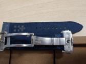 Christopher Ward 20mm Vacona leather strap - Blue - nuotraukos Nr. 3