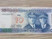 1993 metų 10 litų Kaa pirma serija - nuotraukos Nr. 5
