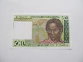 500 franku , Madagaskaras, 1995