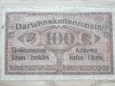1918 Ost Vokietija Lietuva Lenkija 100 Mark - nuotraukos Nr. 2