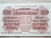 1918 Ost Vokietija Lietuva Lenkija 20 Mark - nuotraukos Nr. 2