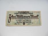 10 milijonu markiu , Hamburg Vokietija , 1923