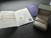 Auksinis žiedas su briliantu 0.45 ct - nuotraukos Nr. 2