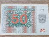 1991 metų 50 talonų Briedis Aunc Be užrašo