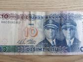 1993 metų 10 litų Lietuva