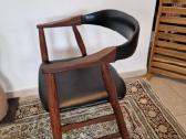 Vintažinė mid century autorinė tikmedžio kėdė - nuotraukos Nr. 5