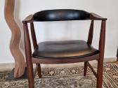 Vintažinė mid century autorinė tikmedžio kėdė - nuotraukos Nr. 6
