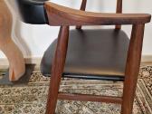 Vintažinė mid century autorinė tikmedžio kėdė - nuotraukos Nr. 10