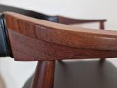Vintažinė mid century autorinė tikmedžio kėdė - nuotraukos Nr. 11