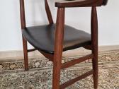 Vintažinė mid century autorinė tikmedžio kėdė - nuotraukos Nr. 18