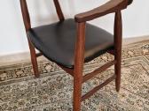 Vintažinė mid century autorinė tikmedžio kėdė - nuotraukos Nr. 19