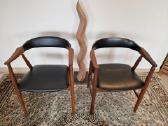 Vintažinė mid century autorinė tikmedžio kėdė - nuotraukos Nr. 26