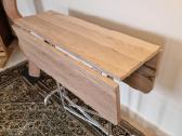 Vintažinis mid century sulankstomas stalas - nuotraukos Nr. 15