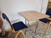 Vintažinis mid century sulankstomas stalas - nuotraukos Nr. 23