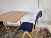 Vintažinis mid century sulankstomas stalas - nuotraukos Nr. 24