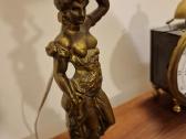 Vintažinė Art Deco bronzinė stalinė lempa - nuotraukos Nr. 8