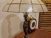 Vintažinė Art Deco bronzinė stalinė lempa - nuotraukos Nr. 18