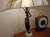 Vintažinė Art Deco bronzinė stalinė lempa - nuotraukos Nr. 27