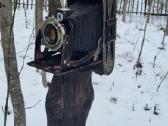 Labai senas fotoapparatas restauravimui Agfa