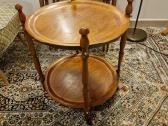 Vintažinis mid century tikmedžio staliukas/servant - nuotraukos Nr. 9