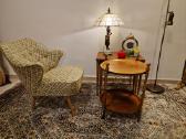 Vintažinis mid century tikmedžio staliukas/servant - nuotraukos Nr. 28