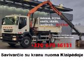 Savivarčio su kranu/ fiskaru paslaugos Klaipėdoje