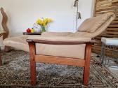 Vintažiniai mid century odiniai foteliai - nuotraukos Nr. 15