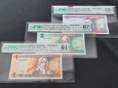 Lietuva 1, 2, 5 litai 1993 1994 Pavyzdys Pmg