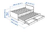 Ikea Släktlovos rėmas, ištraukiama lova - nuotraukos Nr. 3