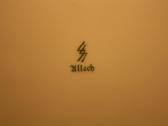 Lėkštė Allach 3 reichas super reta! - nuotraukos Nr. 10