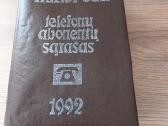 Telefonų knyga 1992m. Klaipėdos m.